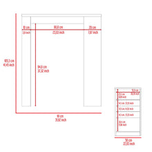 Mesa Bar Celeste, Wengue, con Amplia Superficie