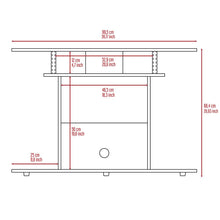 Mesa Para Tv Lisboa, Milan, con Espacio Para Televisor de Hasta 40 Pulgadas