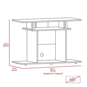 Mesa Para Tv Lisboa, Milan, con Espacio Para Televisor de Hasta 40 Pulgadas