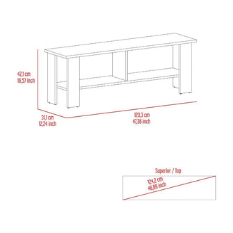 Mesa Para Tv Navi, Bardolino y Blanco Duqueza, Para Televisor Hasta 65 Pulgadas