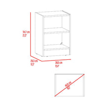 Mesa de Noche Cley, Fresno Europeo y Wengue, con compartimento para ubicar objetos