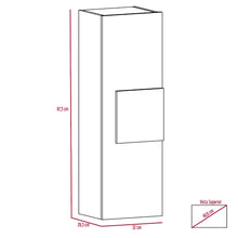 Set de 2 Gabinetes de Baño Picasso, Beige y Blanco, con Espacio para Guardar Objetos de Aseo