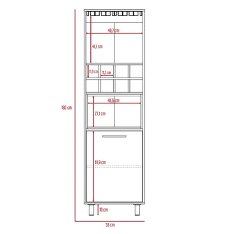 Bar Wesley, Wengue y Miel, Amplio Espacio de Almacenamiento y Porta Copas