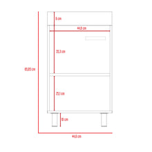 Mueble de Aseo Binil, Blanco, Una Puerta con Espacio Inferior Multiusos