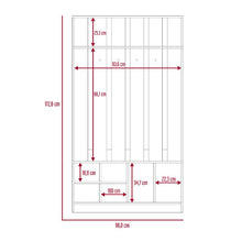 Mueble Auxiliar Zapatero Ascher, MIlan, Ideal Para Ubicar Bolsos Entre Otros