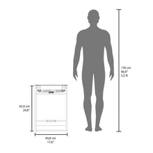 Mueble para Lavamanos Nissi, Fresno Europeo, Incluye Lavamanos Praia 45x45 ZF