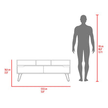 Mesa para TV Monaco, Fresno Europeo y Onix, con capacidad para tv 70"