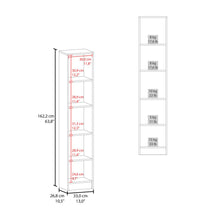 Organizador de Baño Aqua, Cartagena y Blanco, con Variedad de Entrepaños ZF
