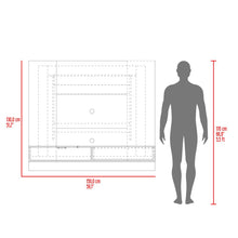 Panel de Tv Mirabella, Wengué y Milan, de 60"