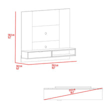 Panel de Tv Mirabella, Wengué y Milan, de 60"