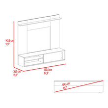 Panel de Tv Montano, Milan y Wengue, con Espacio Para Televisor de Hasta 60 Pulgadas