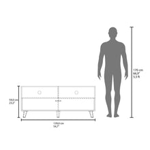 Mesa Para Tv Patrick, Wengue, Para Televisor Hasta 60 Pulgadas ZF