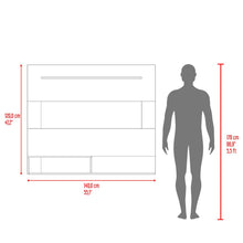 Panel de Tv Beijing, Bardolino y Blanco, con espacio para tv 55"