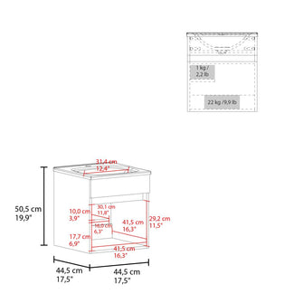 Mueble para Lavamanos Primax, Wengue, con Espacio Para Ubicar Objetos de Aseo ZF