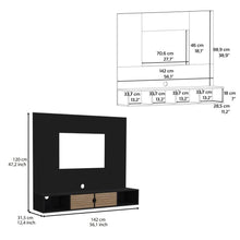 Combo Para Sala Voltera, Incluye Panel y Mesa de Centro