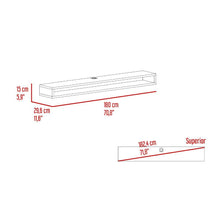 Combo Habitación Vinis, Incluye Closet y Repisa para TV Flotante