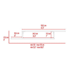 Mesa Para Tv Flotante Dilix, Wengue, con superficie para objetos decorativos ZF