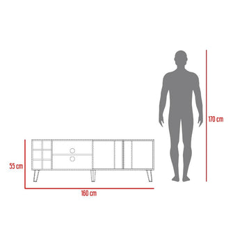 Combo Zagal, Incluye Mesa Para TV Y Televisor de 65"