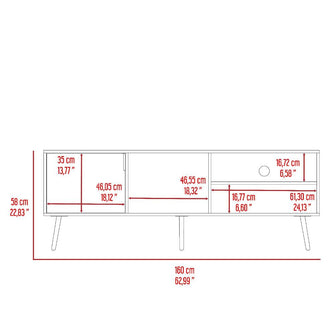 Combo para Sala Moka, Incluye Mesa de TV y 4 Repisas