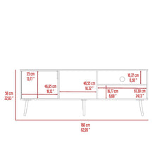 Combo para Habitación Jules 1, Incluye Closet y Mesa para TV 65"