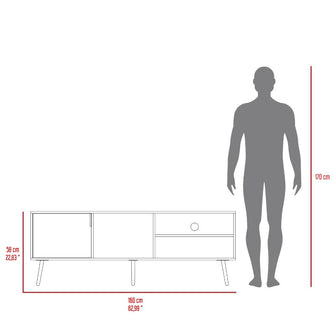 Combo para Sala Alendra, Incluye Mesa de TV y 3 Repisas