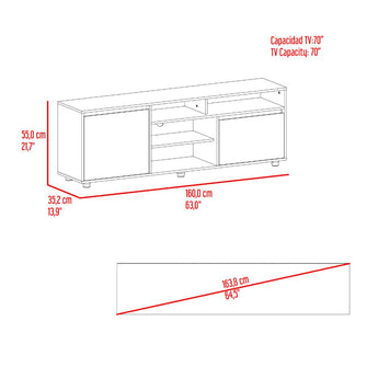 Mesa Para Tv Pino, Fresno Europeo, Para Televisor Hasta 65 Pulgadas