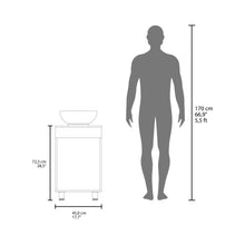 Mueble Lavamanos Tacna, Wengue, Incluye Lavamanos Vassel Sabina ZF