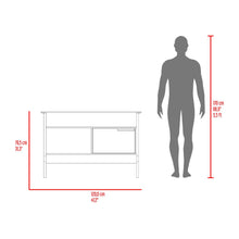 Mueble Auxiliar Recibidor Korina, Fresno Europeo, con Patas En Acero Negras