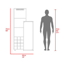 Bar Ozzy, Wengue y Milan, con espacio para organizar licores y vasos