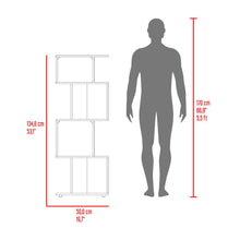 Biblioteca York, Fresno Europeo y Wengue, con espacio para libros y objetos decorativos