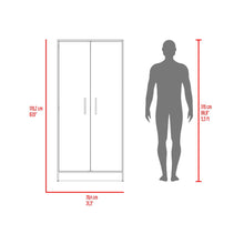 Combo para Habitación Sofi, Fresno Europeo y Blanco, incluye Closet -Organizador y Mesa de Noche