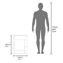 Mueble Para Lavamanos Colton, Wengue, incluye Lavamanos Praia 45 ZF