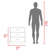 Organizador Cley, Fresno Europeo y Wengue, con Tres Cajoneras
