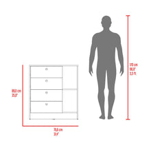 Organizador Havana, Kronos Cotta, con superficie para ubicar objetos decorativos ZF