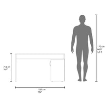 Escritorio Axis Eco, Blanco Duqueza, con amplio espacio de trabajo