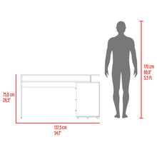 Escritorio en L Up, Carpi y Agave, cuenta con un amplio especio de trabajo
