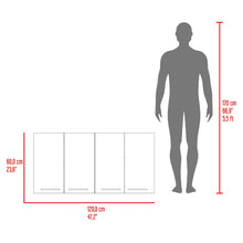 Gabinete Superior Ameralto, Wengue, con espacio para almacenar objetos incluye locero