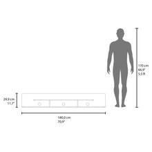 Repisa Para Tv Markis, Kronos Nogal Europeo, Para Televisor Hasta 55 Pulgadas ZF