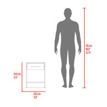 Combo para Habitación Sofi, Fresno Europeo y Blanco, incluye Closet -Organizador y Mesa de Noche