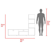 Mesa Para Tv Lugano, Nogal Europeo, Para Televisor Hasta 55 Pulgadas