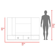 Panel de Tv Beta, Wengue y Mamba con Espacio Para Televisor de Hasta 65"