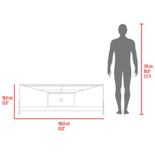 Mesa para TV Holanda, Fresno Europeo y Capri, para televisor máximo 70"