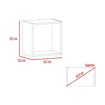 Combo para Sala Moka, Incluye Mesa de TV y 4 Repisas