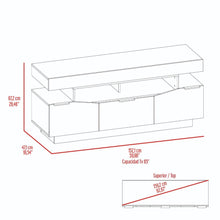 Mesa Para Tv Teo, Nogal, con Espacio Para Televisor de Hasta 65 Pulgadas