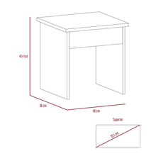Mueble Multiusos Wesley, Wengue y Miel, con Cuatro Cajones Para Ubicar Maquillaje