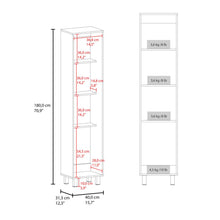 Mueble de Aseo Vinto,  Wengue, Con colgador de escobas ZF