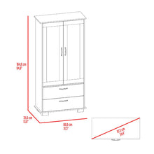 Mueble Multiusos Clasic, Wengue y Avelana, con Dos Cajones