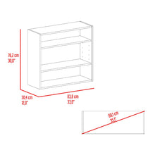 Gabinete de Baño Saray, Blanco Duqueza, con tres entrepaños