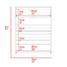 Zapatero Sevin, Fresno Europeo y Mallado, con un cajón y espacio para colocar zapatos