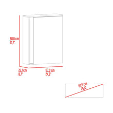 Zapatero Light, Blanco Duqueza y Fresno Europeo, con una puerta abatible